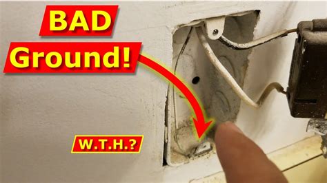 how to fix an open ground in junction box|grounding open outlet repair.